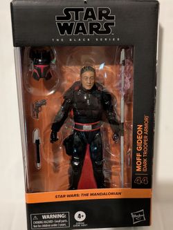 Star Wars The Black Series Moff Gideon Dark Trooper Armor Action Figure