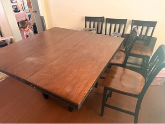 8 seater bar height table