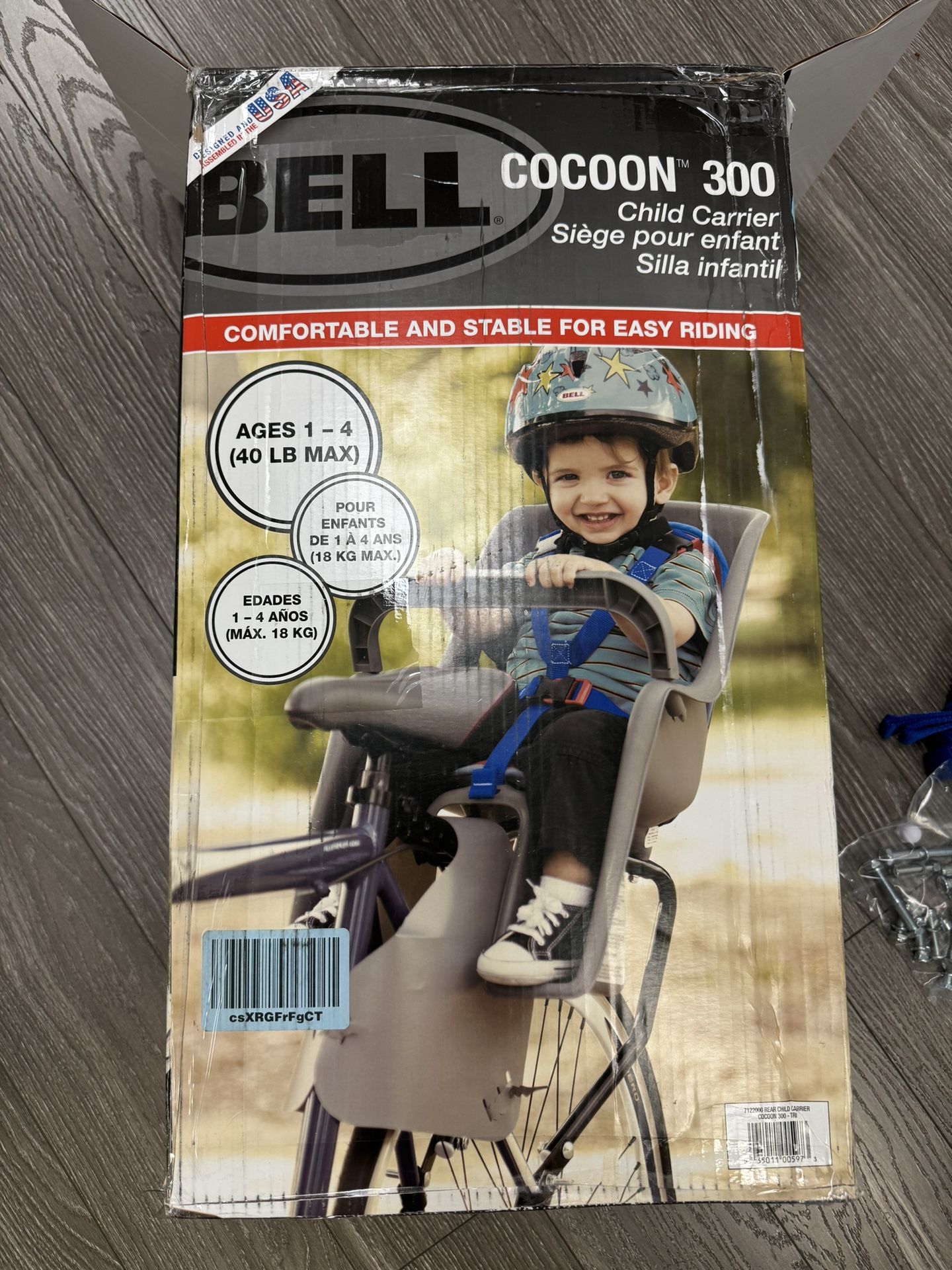 New - Open Box - Bell Cocoon 300 Child Bike Seat - Ready To Install