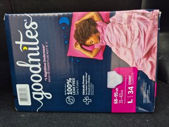 Goodnites Nighttime Underwear Large 34 Ct