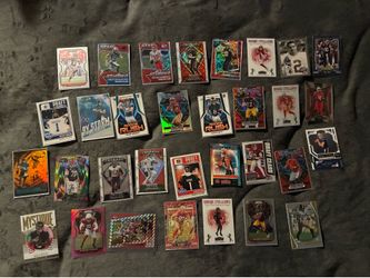 NFL football card lot.