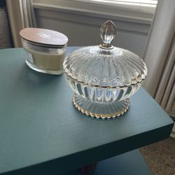 Vintage Glass Candy Jar