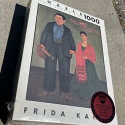 Frida Kahlo & Diego Rivera-New in Box Vintage Fink & Company 1,000 Piece Puzzle