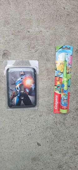 Captain America Light Switch Cover And Pokémon Toothbrush Both Are Brand New