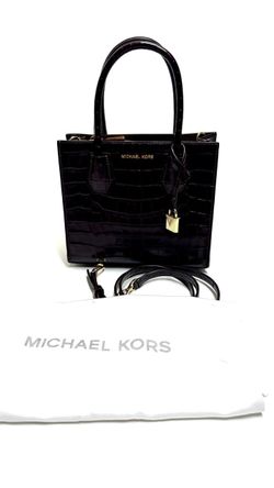Michael Kors Mercer Croc-Embossed Tote Bag