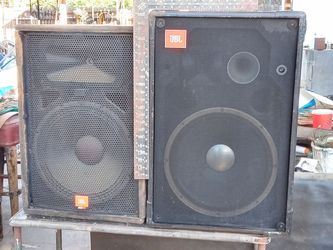 Two working Jbl. 15in. woofers stage speakers