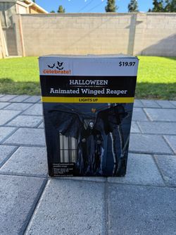 Halloween Animated Winged Reaper