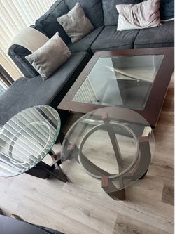 Cherry Wood Coffee and End Table Set (3 pc)
