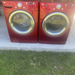 Lg Front Washer And Gas Dryer