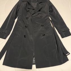 Calvin Klein XS Women’s Black Trench Coat 