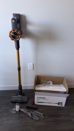 CHEBIO C8 Cordless Vacuum Cleaner - 65KPA - Box & Extra Filter Included