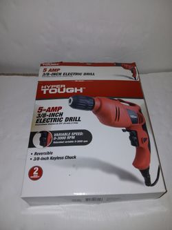 Hyper Tough 5-AMP 3/8 Inch Electric Drill (As Is)
