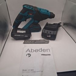 Abeden Cordless Rotary Hammer Drill Kit