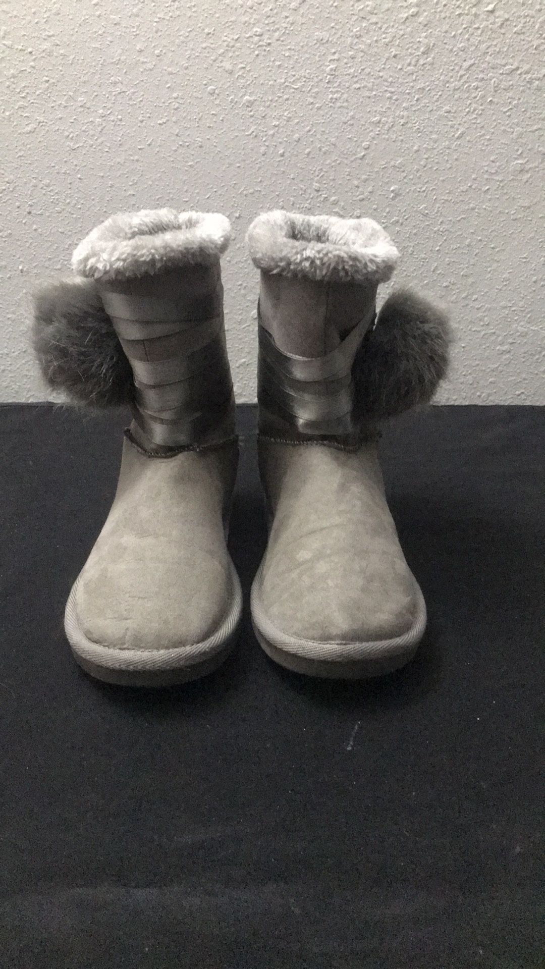 Gray Snow Boots Justice Size 5