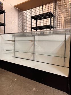 2 Display Cases ( 70 w, 38 h , 18 d)
