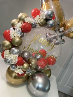 Mini Balloons bouquet- Anniversary- Happy Birthday