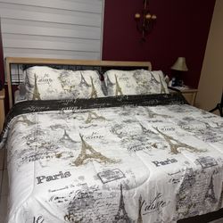 Used King Bed For Sale Without Mattress 
