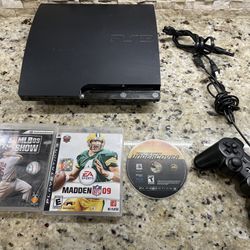 PS3 system And 3 games