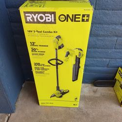 WEED EATER AND BLOWER RYOBI 18V 