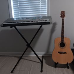 Piano Casio, Ukelele Mitchell Y Guitarra Suzuki 