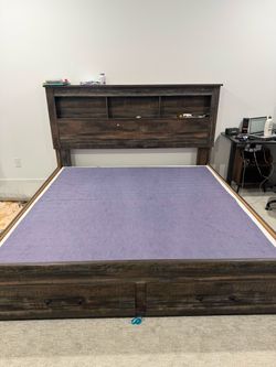 Ashley king bed frame