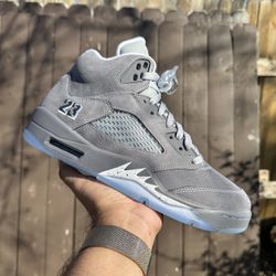Air Jordan 5 Retro “Wolf Grey” Sz 9 DS 