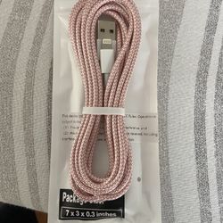 New Pink iPhone Charger 