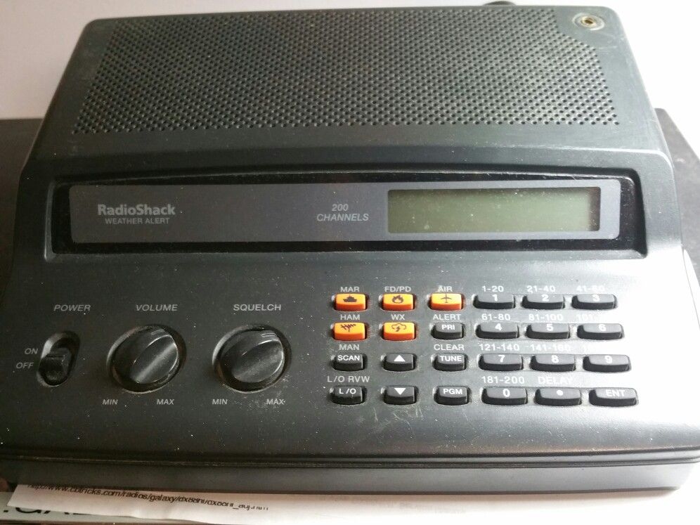 Radio Shack 200 channel police scanner