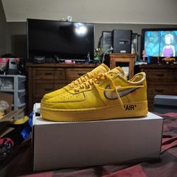 Off White Air Force One ICA (LEMONADE) Size 10.5