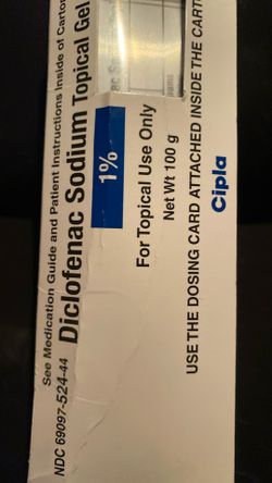Diclofenac Sodium Topical Gel