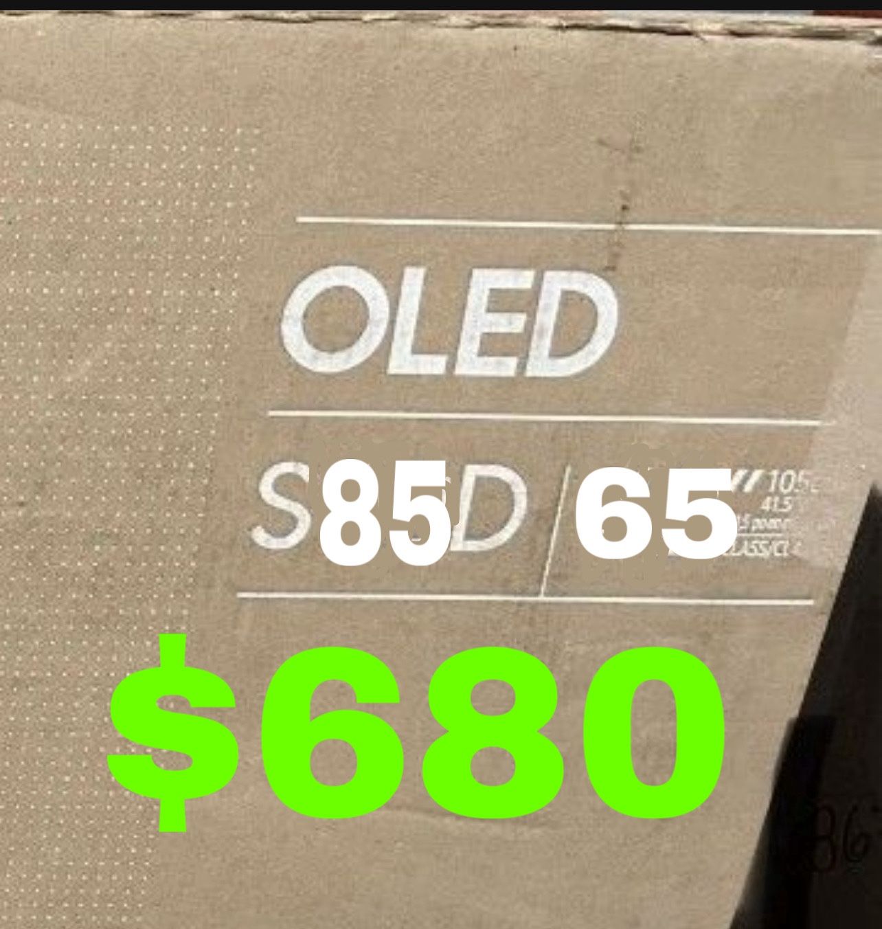 Samsung 65 OLED 4K TV