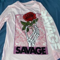 Savage Pink Long Sleeve Shirt 