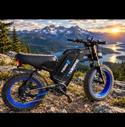 Electric Bike Ebike E-bike 35mph 120miles range. Keys & Charger. Heavy duty. Paid $1300! Has 400miles asking for $750! All works 00 issues. Trade up