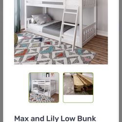 Twin Over Twin Bunk Bed 