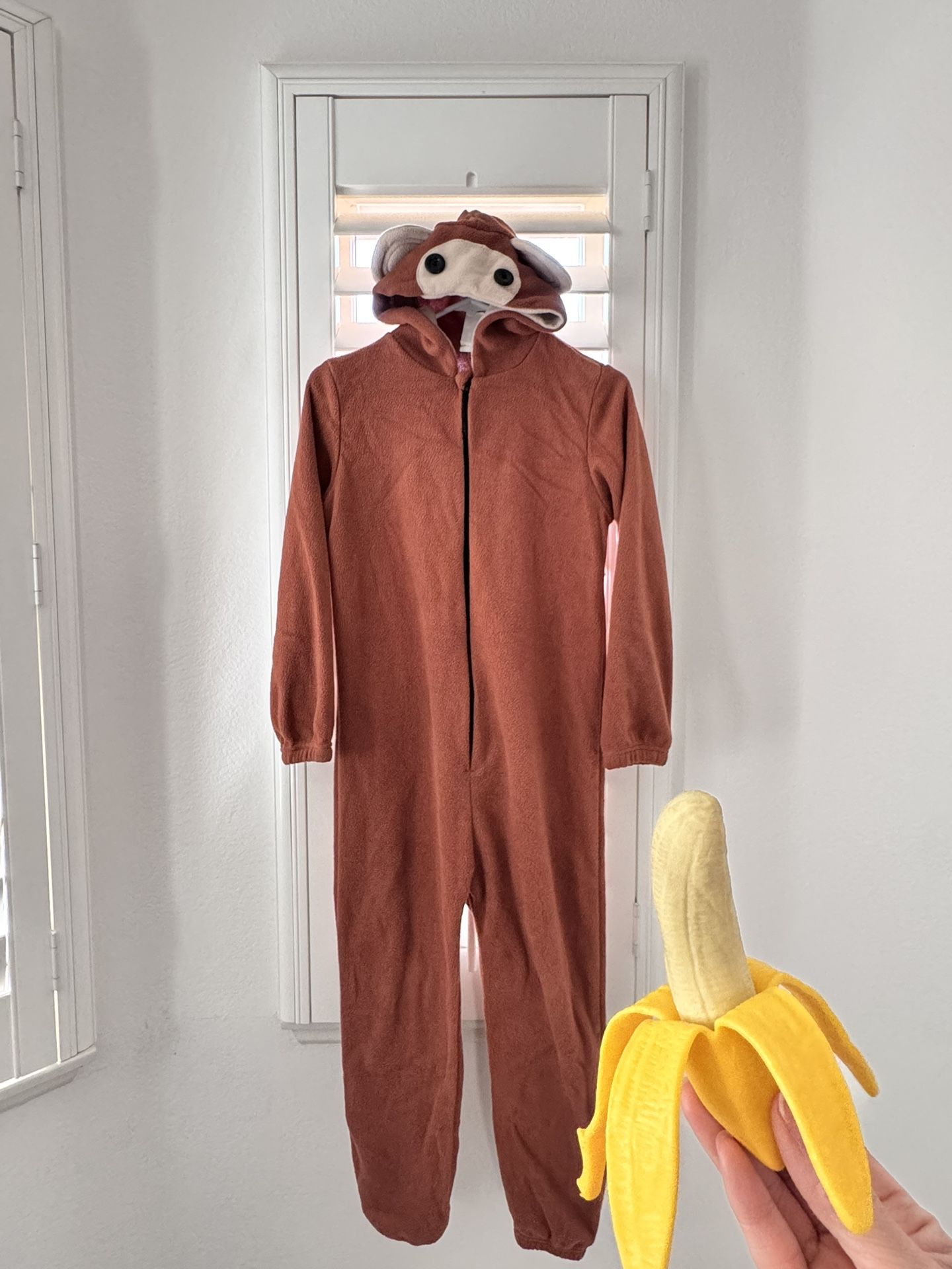 Monkey Costume With Banana Child Size 11-12