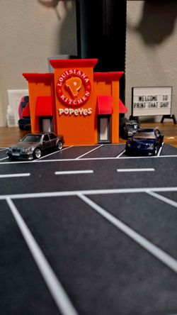 Popeyes 1:64 diorama  3D printed