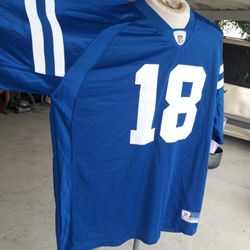 Vintage Reebok On Field Players Indianapolis Colts Manning Jersey Size 2x Large