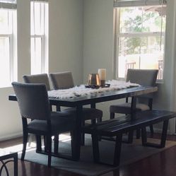 Dining Table Ashley Furniture Bench And Chairs 