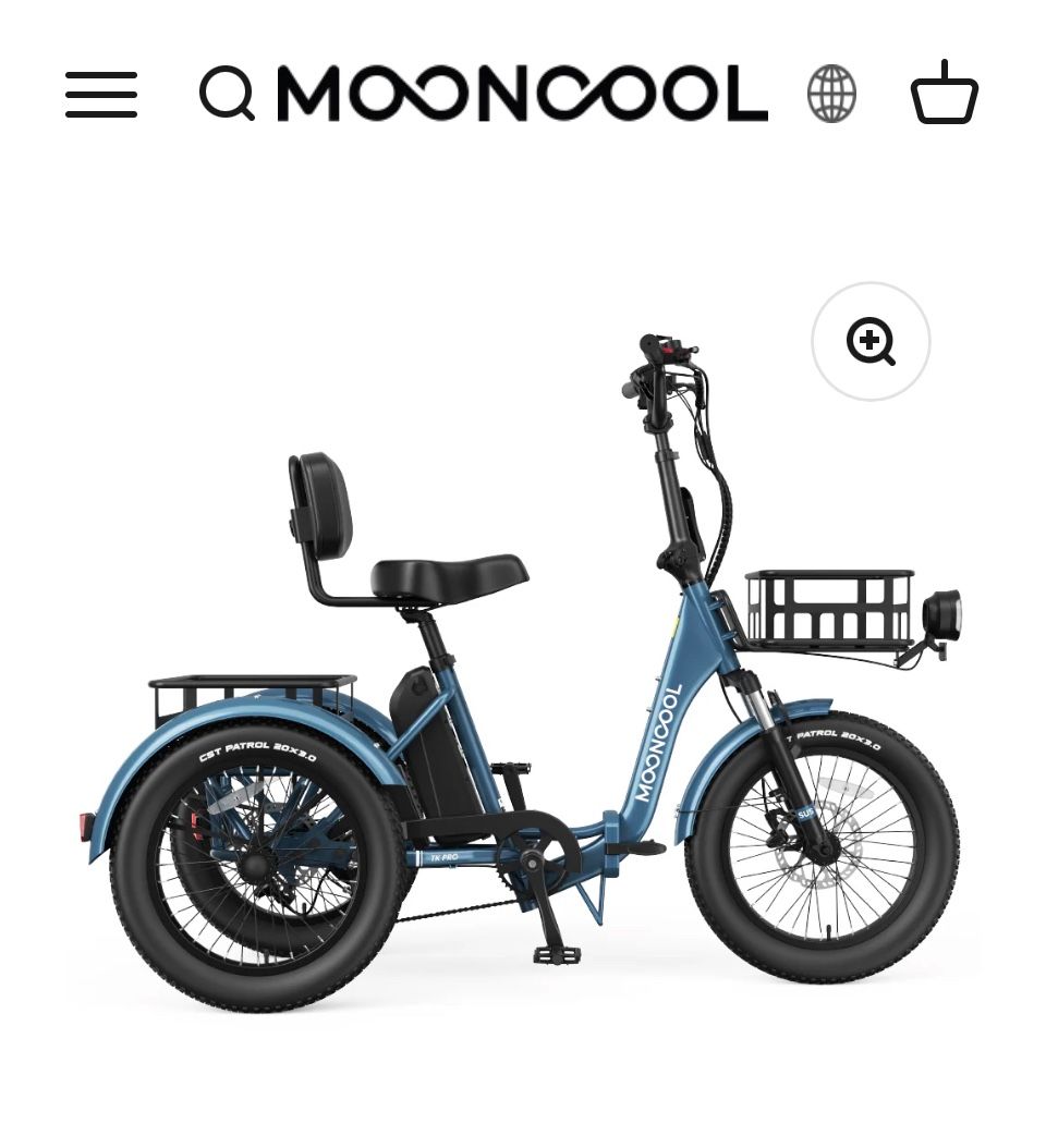 Mooncool Electric Trike Bicycle