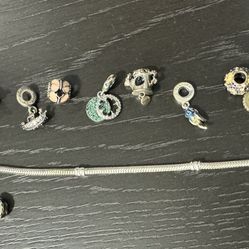 Pandora Bracelet And Charms