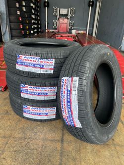 185/65r15 American 4 New tires includes installation and balance