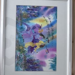 Lead me not into temptation Framed photo