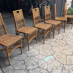 Woven Bistro Chairs