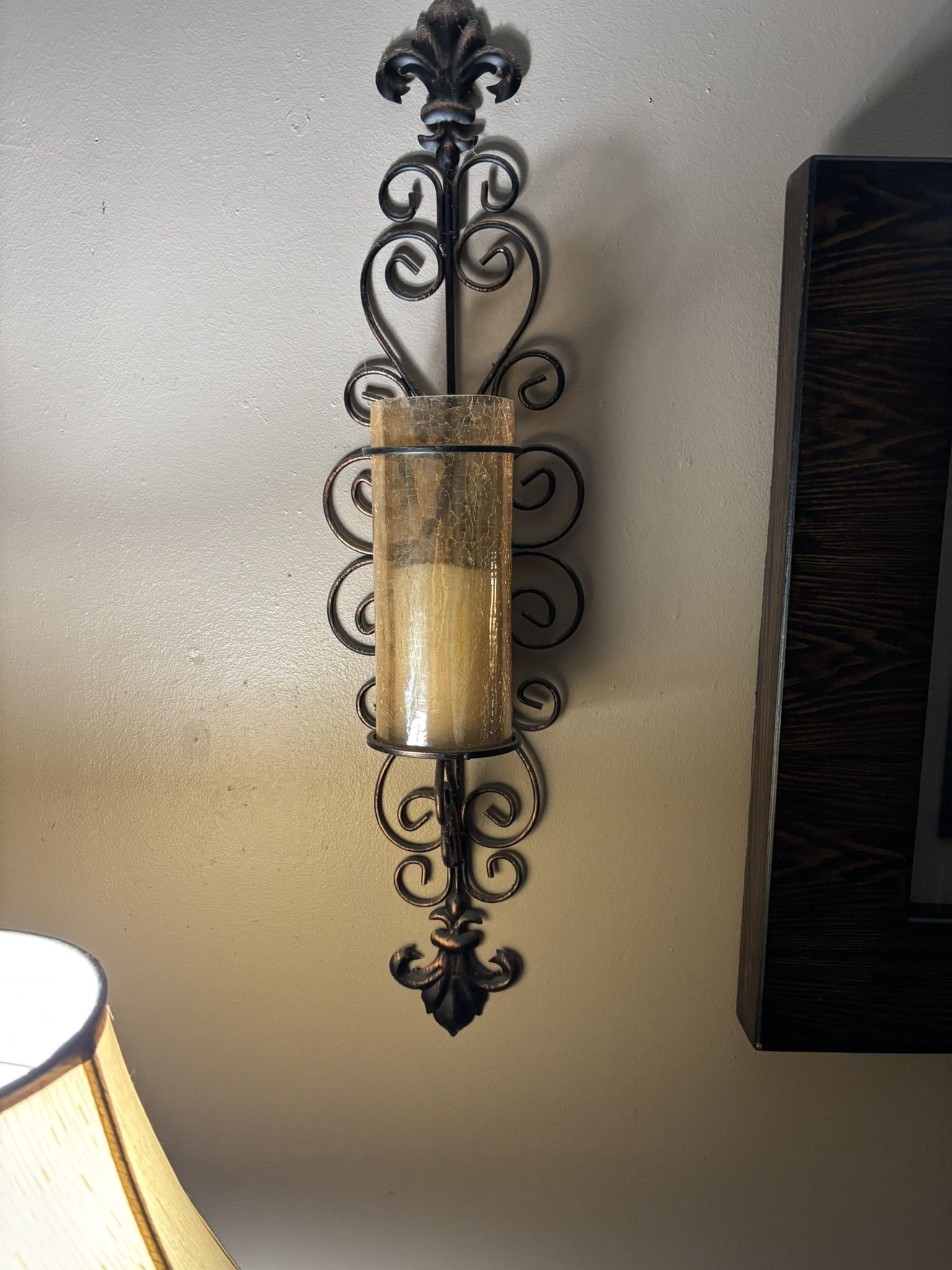 Dos Porta Velas Para La Pared