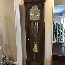 Wood Grandpa Clock 