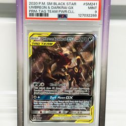 Umbreon & Dakrai PSA 9