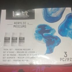 Acrylic Trial Set Pouring Mediums
