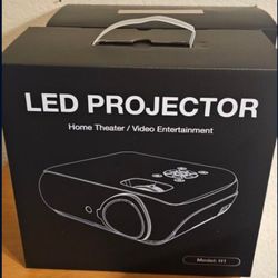 2 Left! HAPPRUN H1 1080P 4K Video Projector, Support 40" to 200" Screen, Black - New in Box - $70 each, both for $120