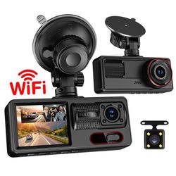 New 4K WiFi Dash Cam Front & Rear, 32GB Card Included