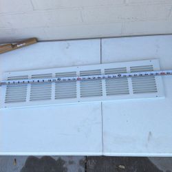  Steel Return Air Grille in White 